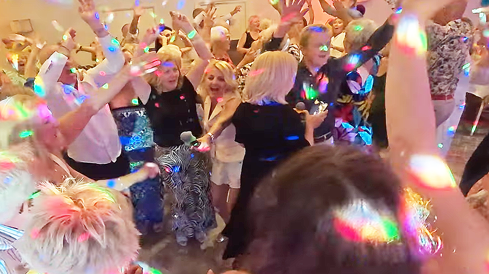 Stylish Wedding Reception Disco