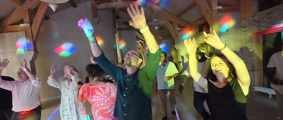 Stylish Wedding Reception Disco